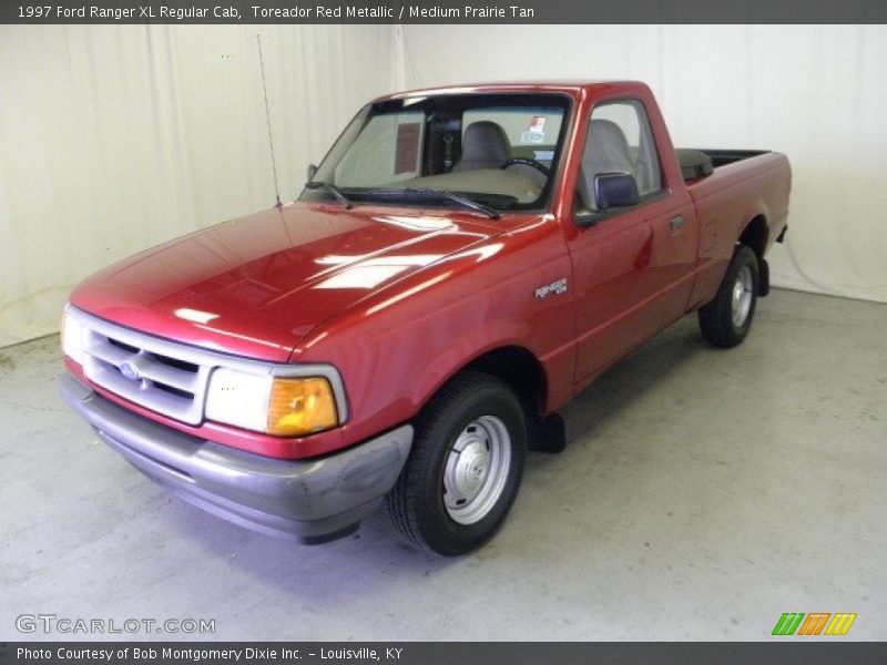 Toreador Red Metallic / Medium Prairie Tan 1997 Ford Ranger XL Regular Cab