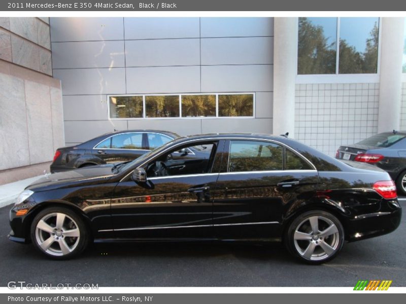 Black / Black 2011 Mercedes-Benz E 350 4Matic Sedan