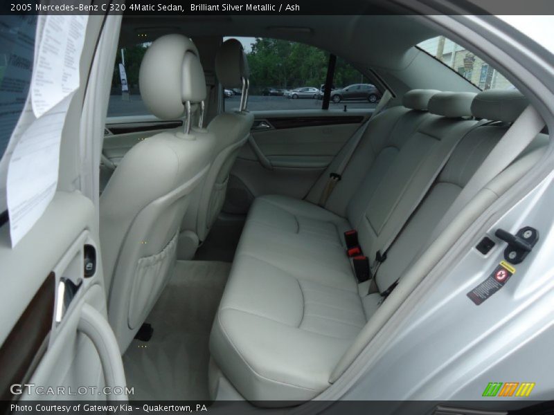 Brilliant Silver Metallic / Ash 2005 Mercedes-Benz C 320 4Matic Sedan