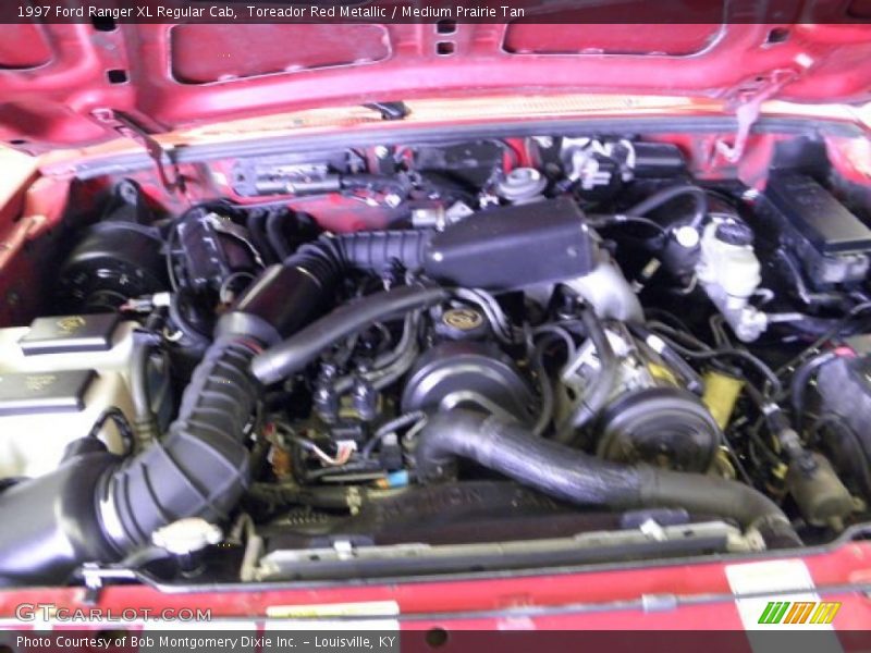 Toreador Red Metallic / Medium Prairie Tan 1997 Ford Ranger XL Regular Cab