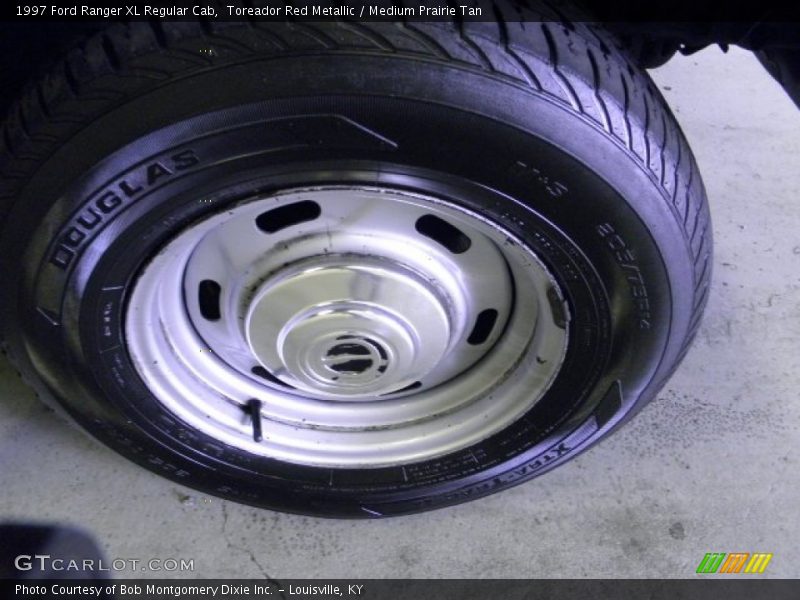 Toreador Red Metallic / Medium Prairie Tan 1997 Ford Ranger XL Regular Cab