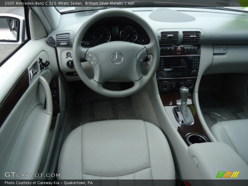 Brilliant Silver Metallic / Ash 2005 Mercedes-Benz C 320 4Matic Sedan