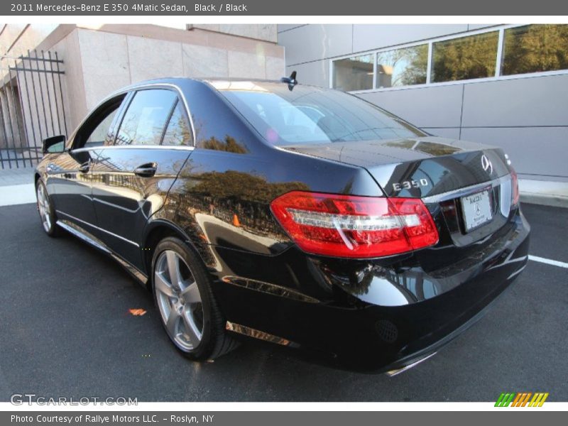 Black / Black 2011 Mercedes-Benz E 350 4Matic Sedan