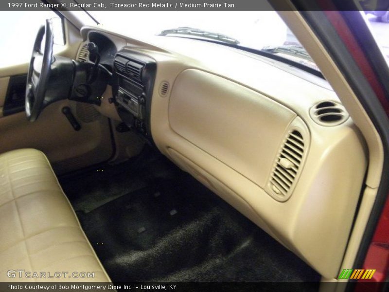 Toreador Red Metallic / Medium Prairie Tan 1997 Ford Ranger XL Regular Cab