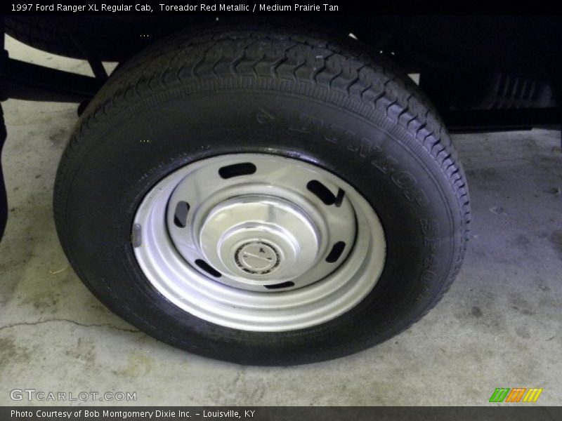 Toreador Red Metallic / Medium Prairie Tan 1997 Ford Ranger XL Regular Cab