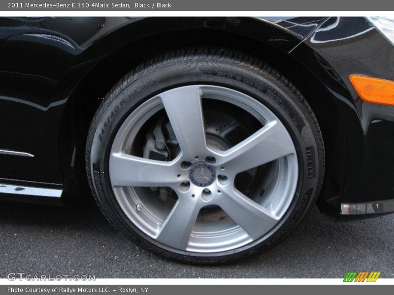 Black / Black 2011 Mercedes-Benz E 350 4Matic Sedan
