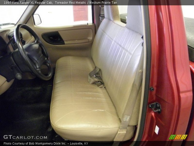 Toreador Red Metallic / Medium Prairie Tan 1997 Ford Ranger XL Regular Cab