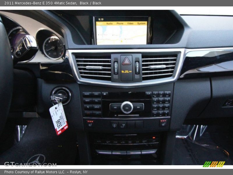 Black / Black 2011 Mercedes-Benz E 350 4Matic Sedan