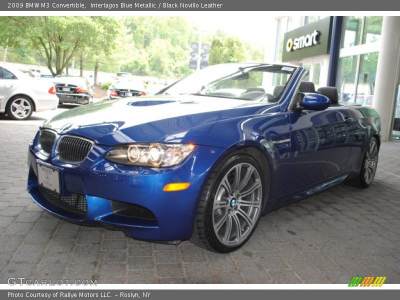 Interlagos Blue Metallic / Black Novillo Leather 2009 BMW M3 Convertible