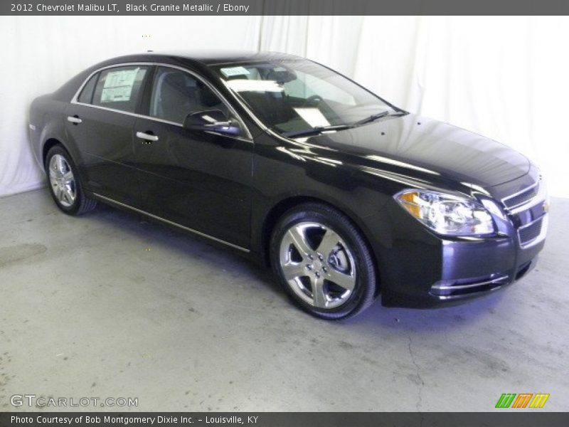 Black Granite Metallic / Ebony 2012 Chevrolet Malibu LT