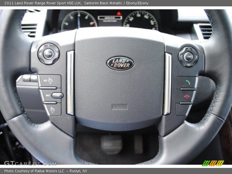Santorini Black Metallic / Ebony/Ebony 2011 Land Rover Range Rover Sport HSE LUX