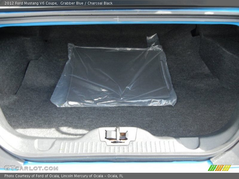 Grabber Blue / Charcoal Black 2012 Ford Mustang V6 Coupe