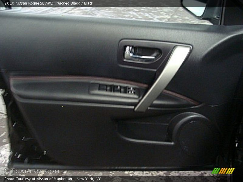 Wicked Black / Black 2010 Nissan Rogue SL AWD