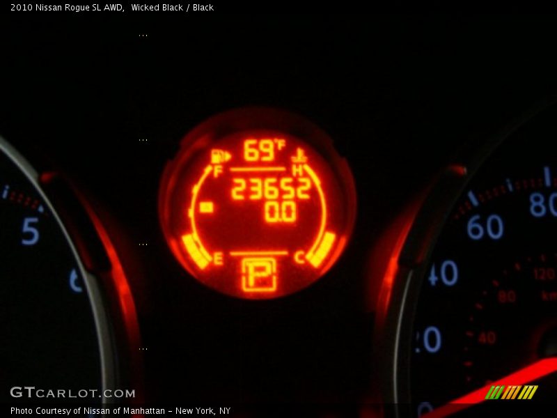 Wicked Black / Black 2010 Nissan Rogue SL AWD