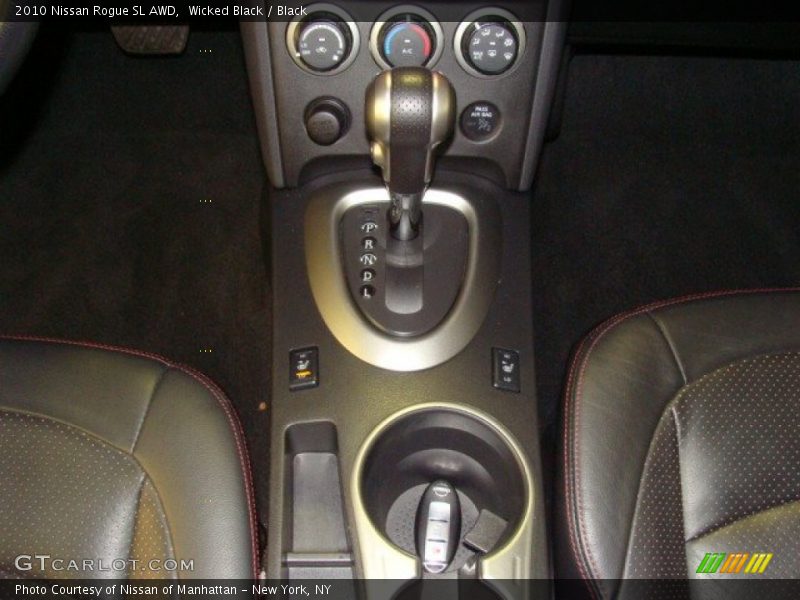 Wicked Black / Black 2010 Nissan Rogue SL AWD