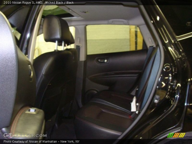 Wicked Black / Black 2010 Nissan Rogue SL AWD