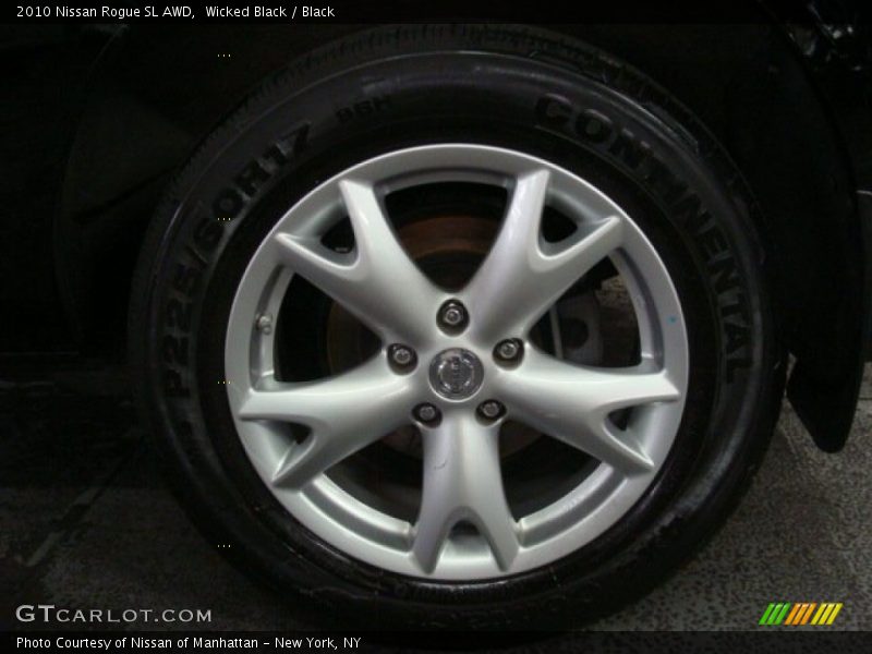 Wicked Black / Black 2010 Nissan Rogue SL AWD
