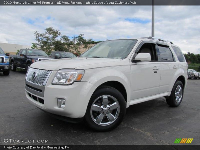 White Suede / Voga Cashmere/Ash 2010 Mercury Mariner V6 Premier 4WD Voga Package
