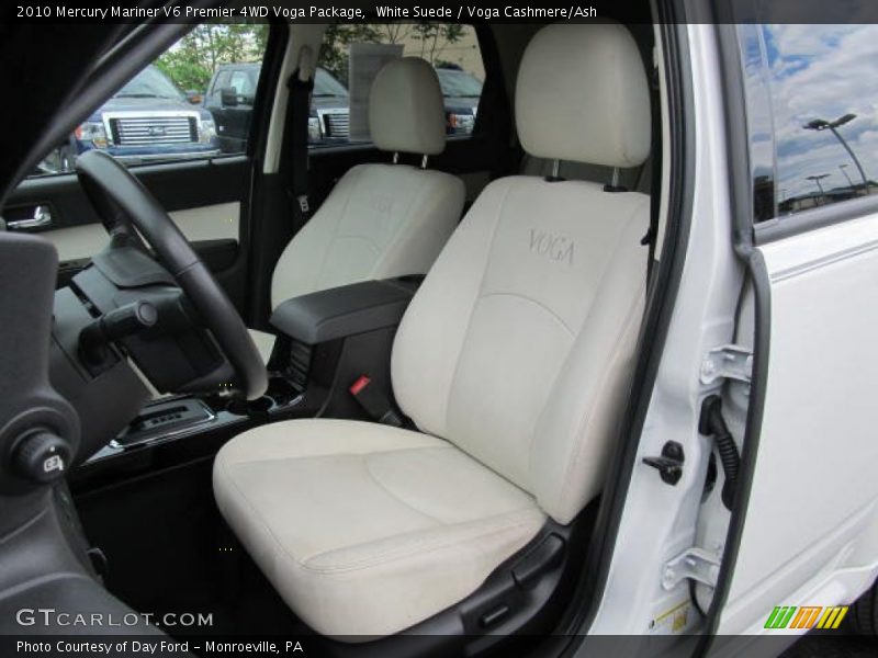 Front Seat of 2010 Mariner V6 Premier 4WD Voga Package