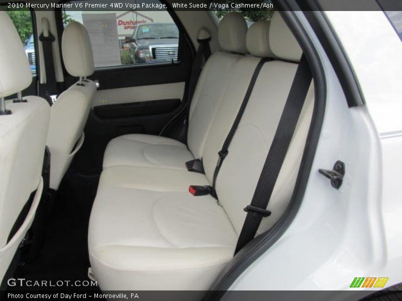Rear Seat of 2010 Mariner V6 Premier 4WD Voga Package