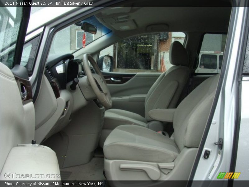 Brilliant Silver / Gray 2011 Nissan Quest 3.5 SV
