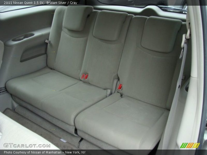 Brilliant Silver / Gray 2011 Nissan Quest 3.5 SV
