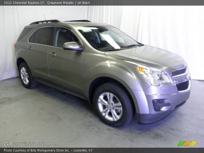 Graystone Metallic / Jet Black 2012 Chevrolet Equinox LT