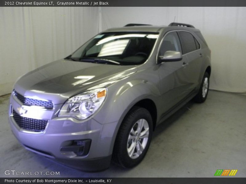 Graystone Metallic / Jet Black 2012 Chevrolet Equinox LT