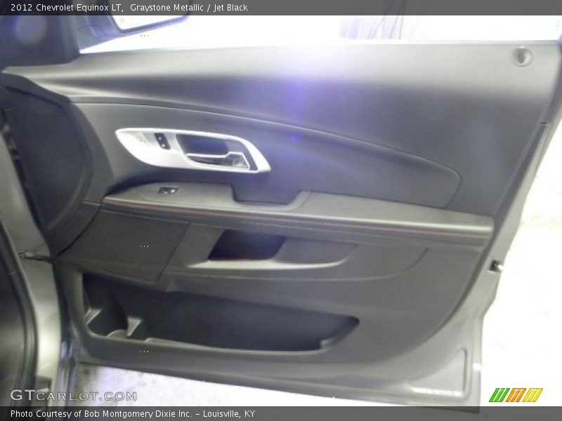 Graystone Metallic / Jet Black 2012 Chevrolet Equinox LT