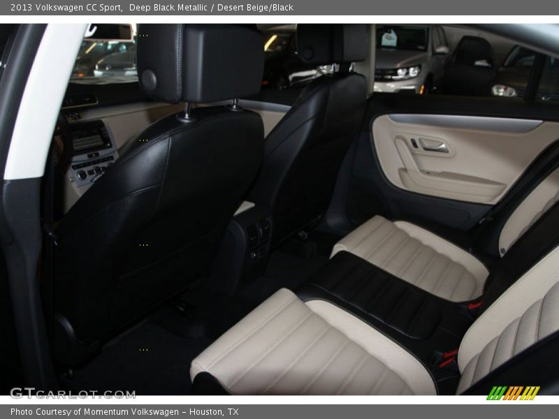 Deep Black Metallic / Desert Beige/Black 2013 Volkswagen CC Sport