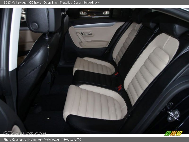 Deep Black Metallic / Desert Beige/Black 2013 Volkswagen CC Sport
