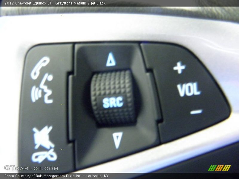 Graystone Metallic / Jet Black 2012 Chevrolet Equinox LT