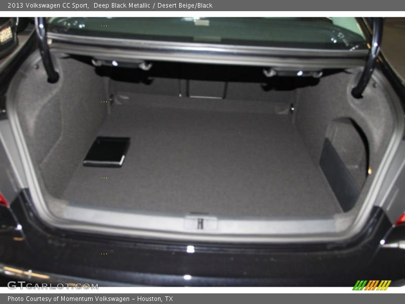 Deep Black Metallic / Desert Beige/Black 2013 Volkswagen CC Sport