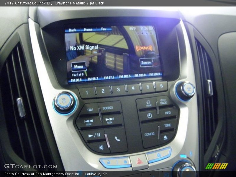 Graystone Metallic / Jet Black 2012 Chevrolet Equinox LT