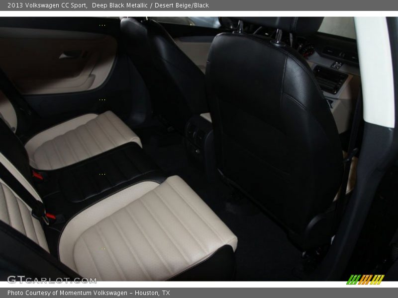 Deep Black Metallic / Desert Beige/Black 2013 Volkswagen CC Sport