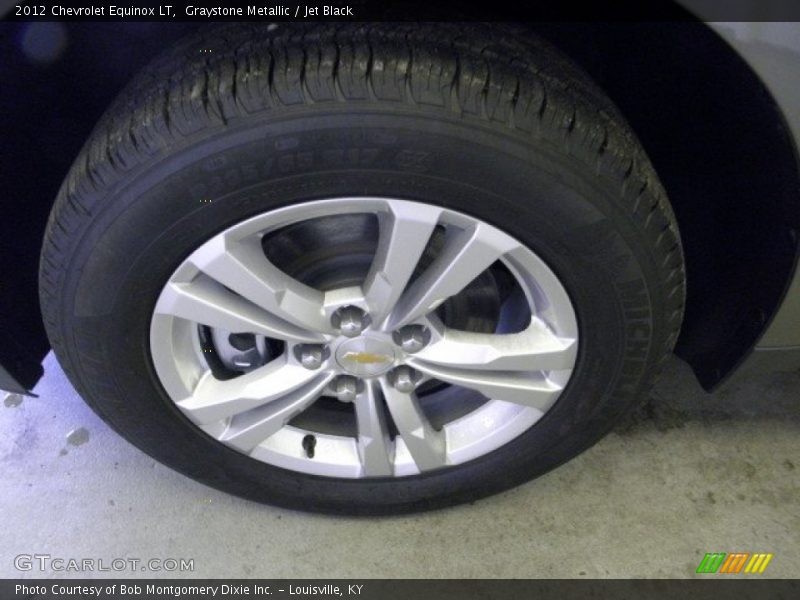 Graystone Metallic / Jet Black 2012 Chevrolet Equinox LT