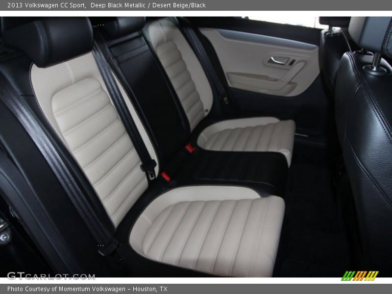 Deep Black Metallic / Desert Beige/Black 2013 Volkswagen CC Sport