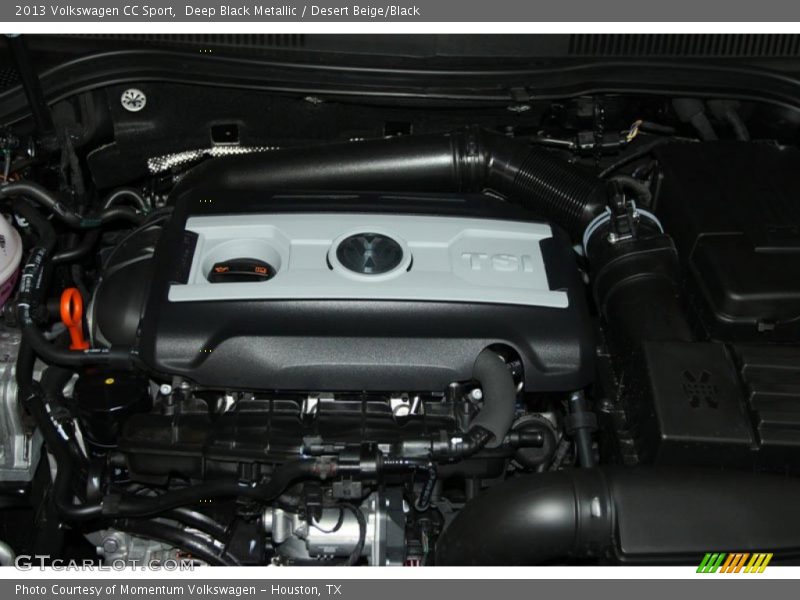 Deep Black Metallic / Desert Beige/Black 2013 Volkswagen CC Sport