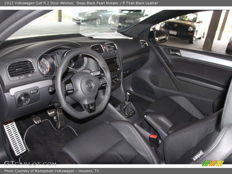  2012 Golf R 2 Door 4Motion R Titan Black Leather Interior