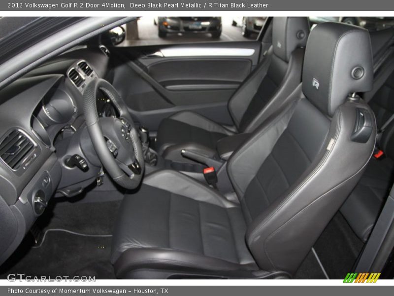  2012 Golf R 2 Door 4Motion R Titan Black Leather Interior
