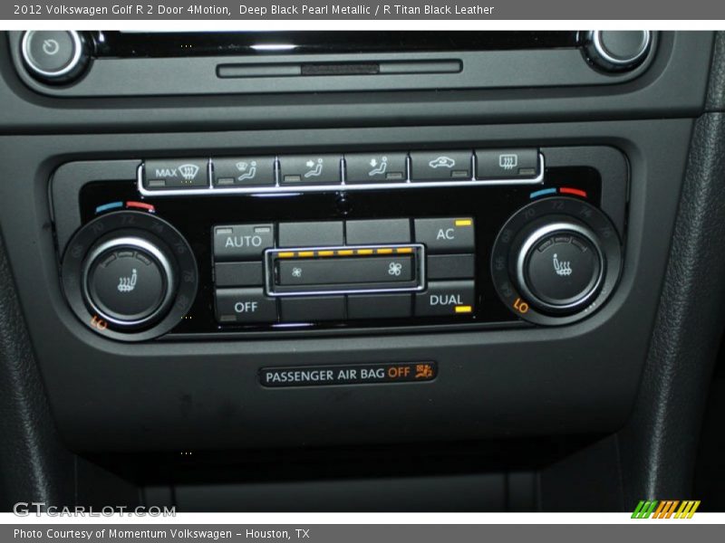 Controls of 2012 Golf R 2 Door 4Motion
