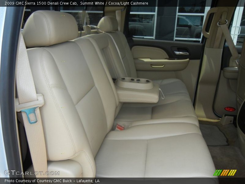  2009 Sierra 1500 Denali Crew Cab Cocoa/Light Cashmere Interior