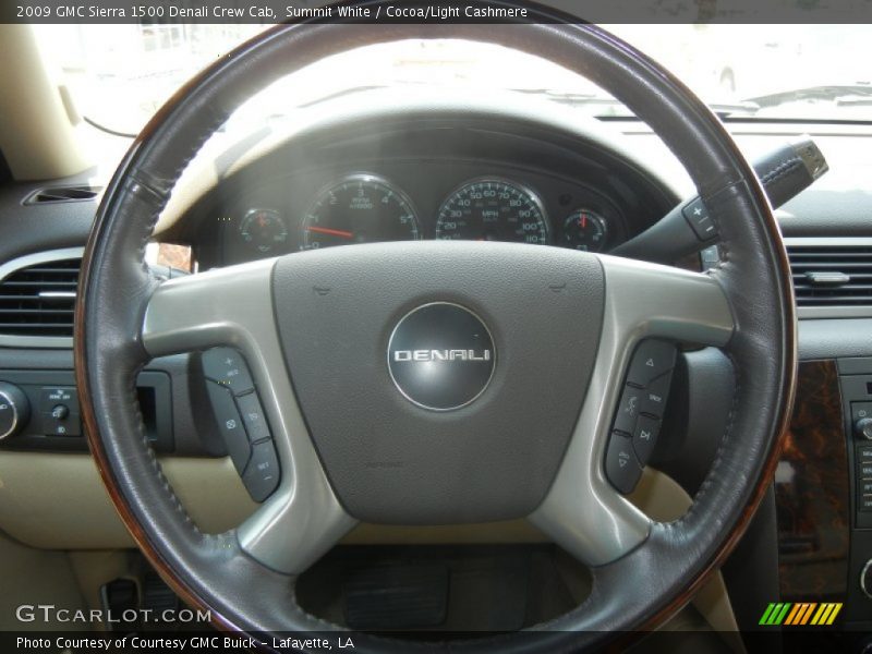  2009 Sierra 1500 Denali Crew Cab Steering Wheel