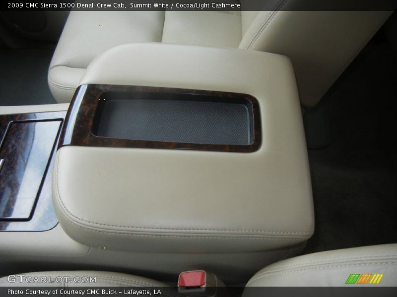 Summit White / Cocoa/Light Cashmere 2009 GMC Sierra 1500 Denali Crew Cab