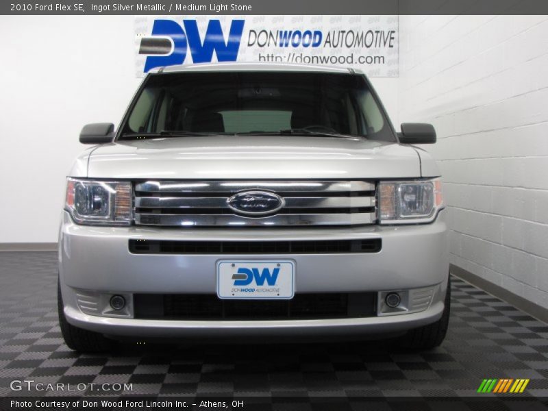 Ingot Silver Metallic / Medium Light Stone 2010 Ford Flex SE