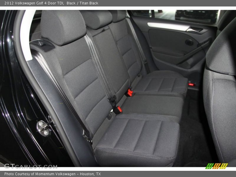 Black / Titan Black 2012 Volkswagen Golf 4 Door TDI