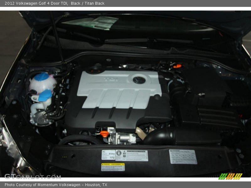 Black / Titan Black 2012 Volkswagen Golf 4 Door TDI