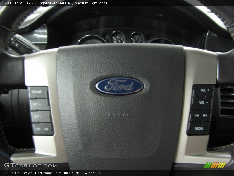 Ingot Silver Metallic / Medium Light Stone 2010 Ford Flex SE