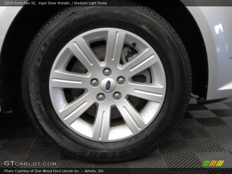 Ingot Silver Metallic / Medium Light Stone 2010 Ford Flex SE