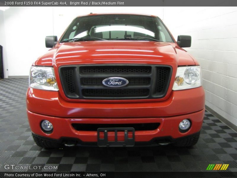 Bright Red / Black/Medium Flint 2008 Ford F150 FX4 SuperCab 4x4
